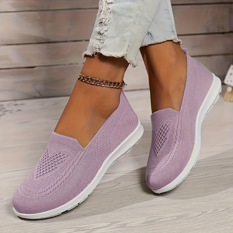 Chaussure de marche sans lacets Carla en maille respirante