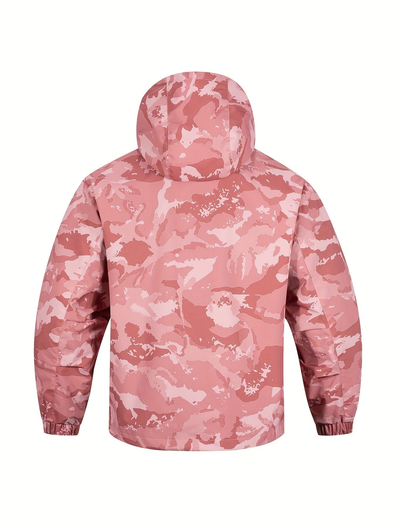 Veste pour homme avec motif camouflage et capuche – décontractée et confortable