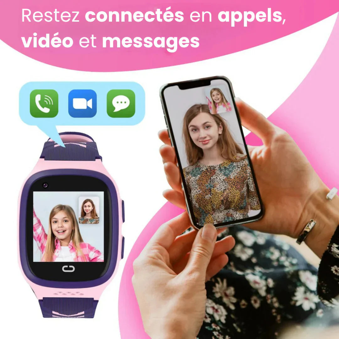 Montre GPS Connectée 4G Pour Enfant