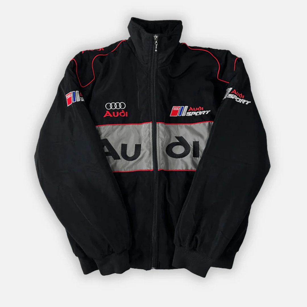 Veste de course Audi Vintage Racing – Unisexe – Rétro