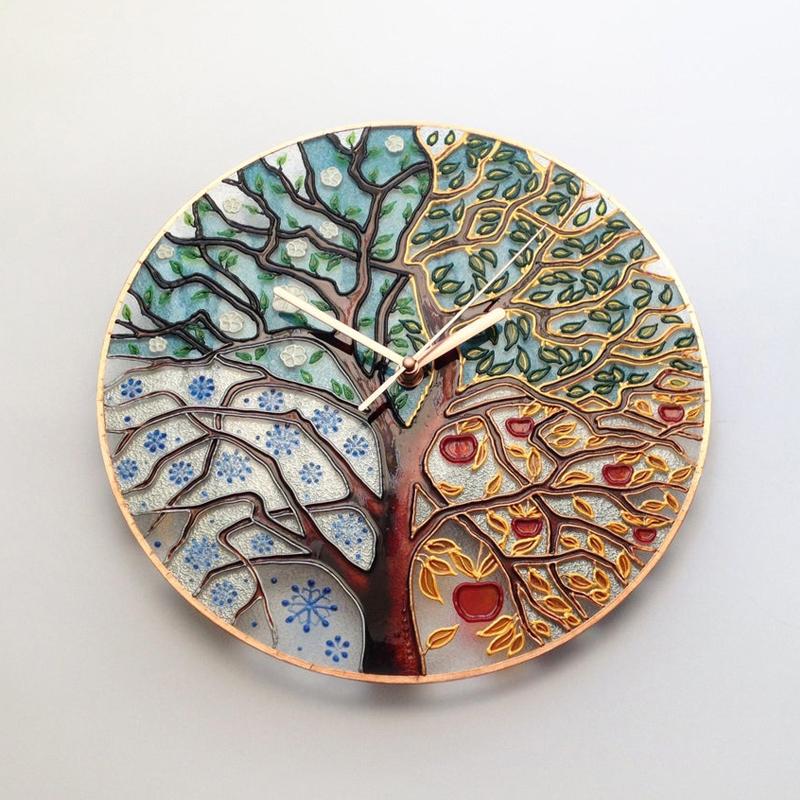 Horloge murale arbre de vie