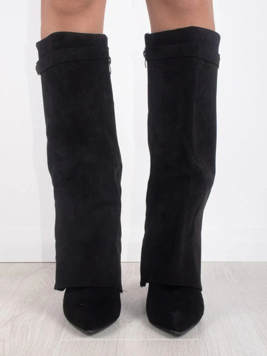Cuissardes de luxe en daim pour femmes – Confort et classe