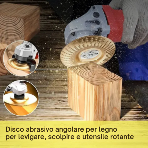 Disques pour Meuleuse d’Angle pour Bois – Couper, Façonner et Poncer (3 pièces)