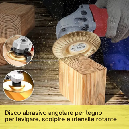 Disques pour Meuleuse d’Angle pour Bois – Couper, Façonner et Poncer (3 pièces)