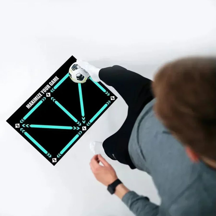 Tapis d'entraînement et accessoires inclus