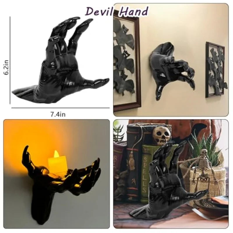 Décoration murale mains effrayantes pour Halloween