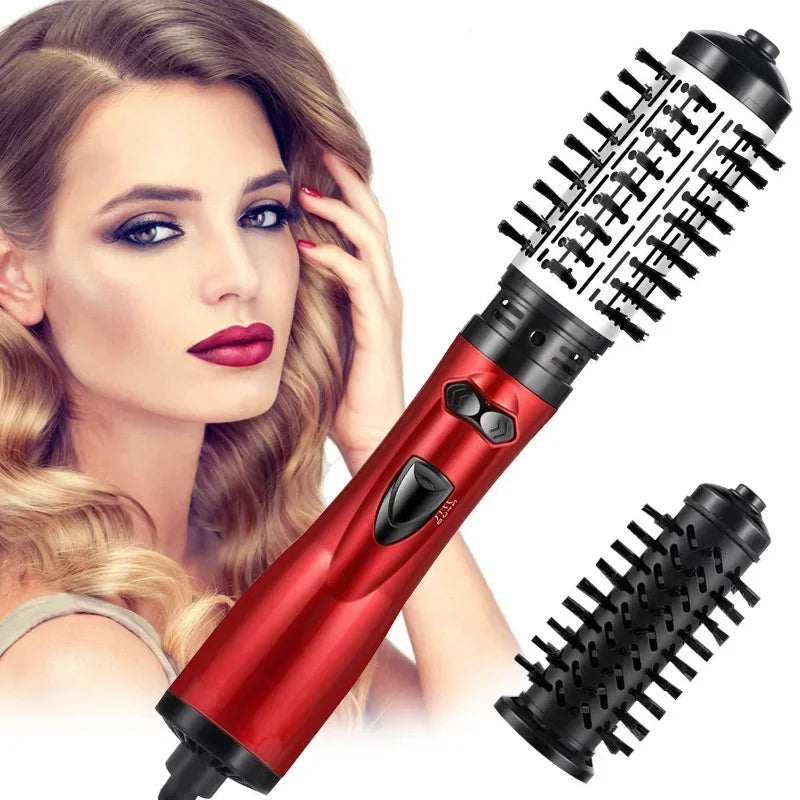 Sèche-cheveux et styler rotatif 3 en 1 avec température réglable pour des boucles et des ondulations sans effort