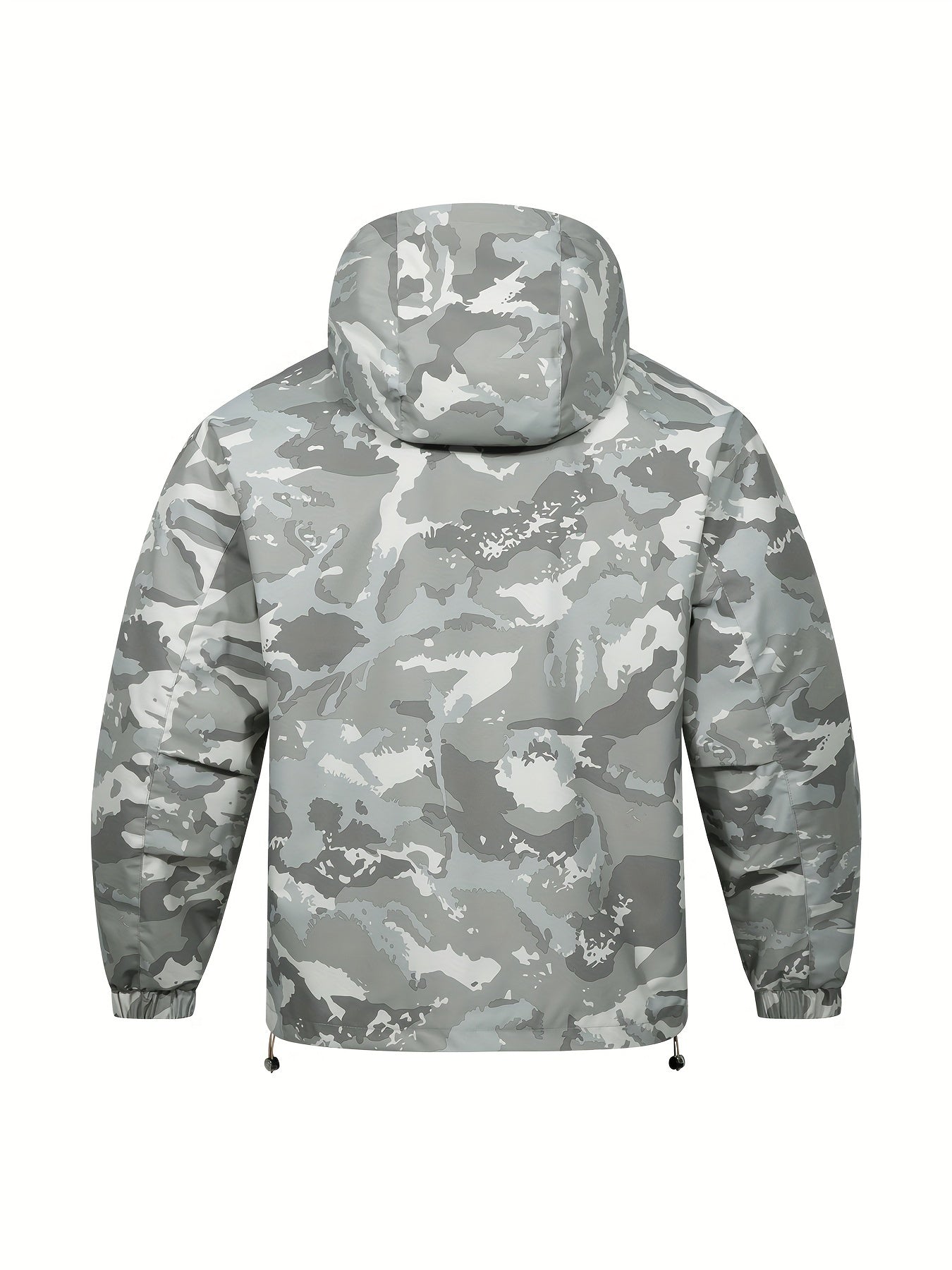 Veste pour homme avec motif camouflage et capuche – décontractée et confortable