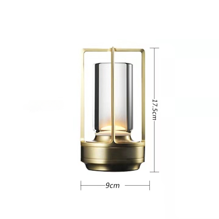 Lampe de table sans fil – Lampe de bureau étanche à intensité variable et rechargeable