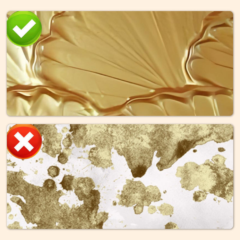 Peinture Métallisée Effet Feuille d'Or — Finition Brillante (pinceau inclus)
