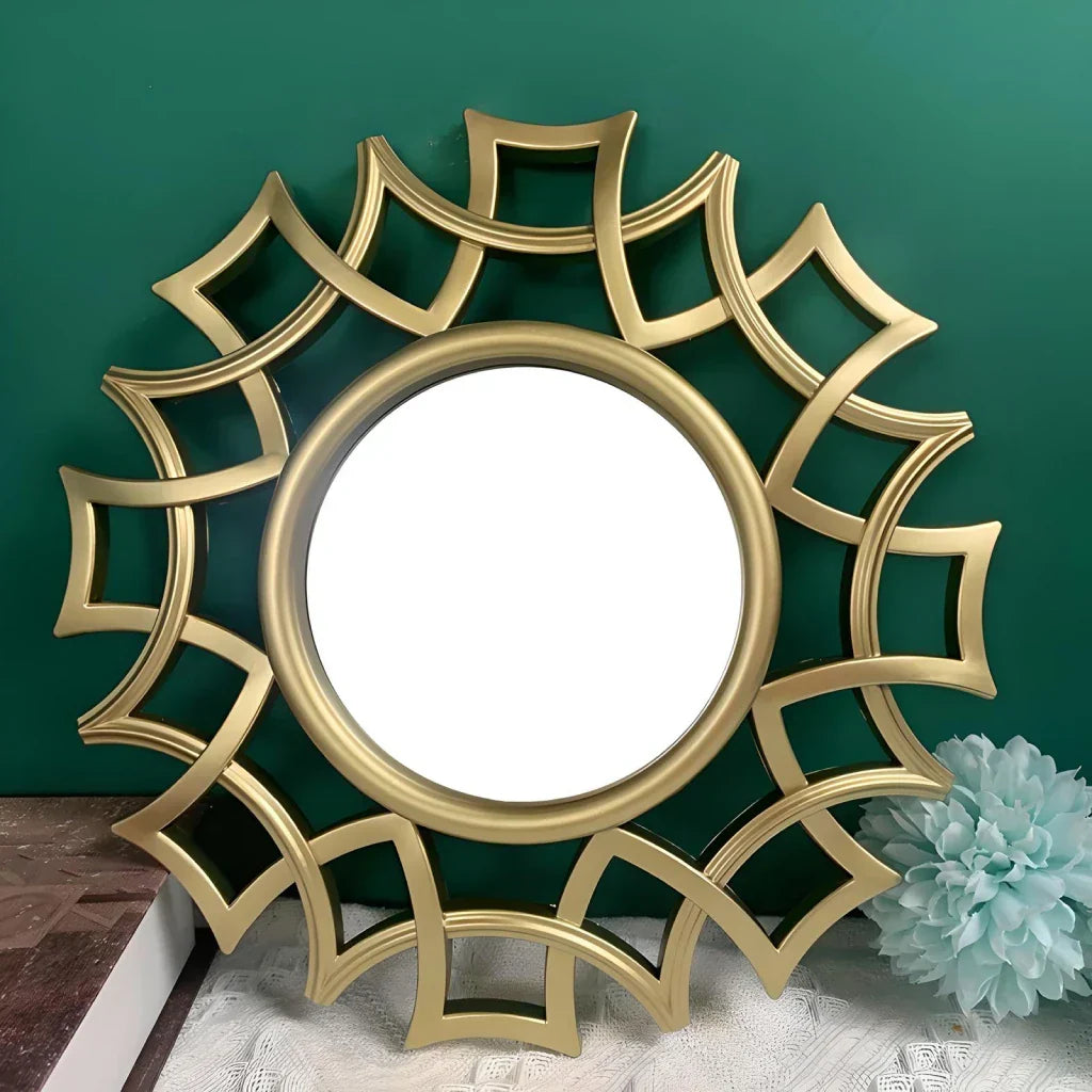 Scanto | Décoration murale luxueuse avec miroir irrégulier pour intérieurs modernes