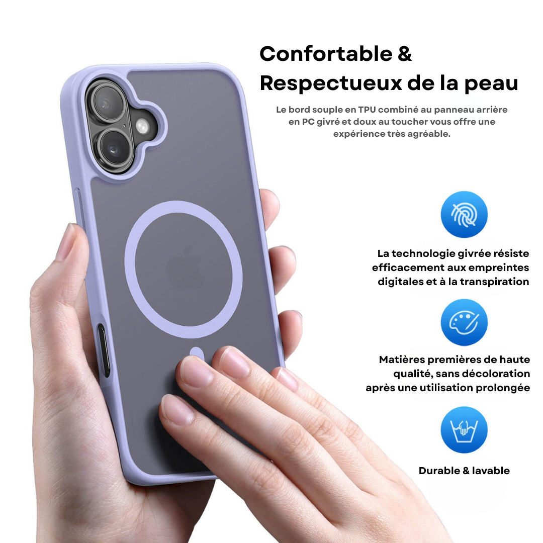 Coque Premium iPhone 17 MagSafe – Protection Fine & Robuste