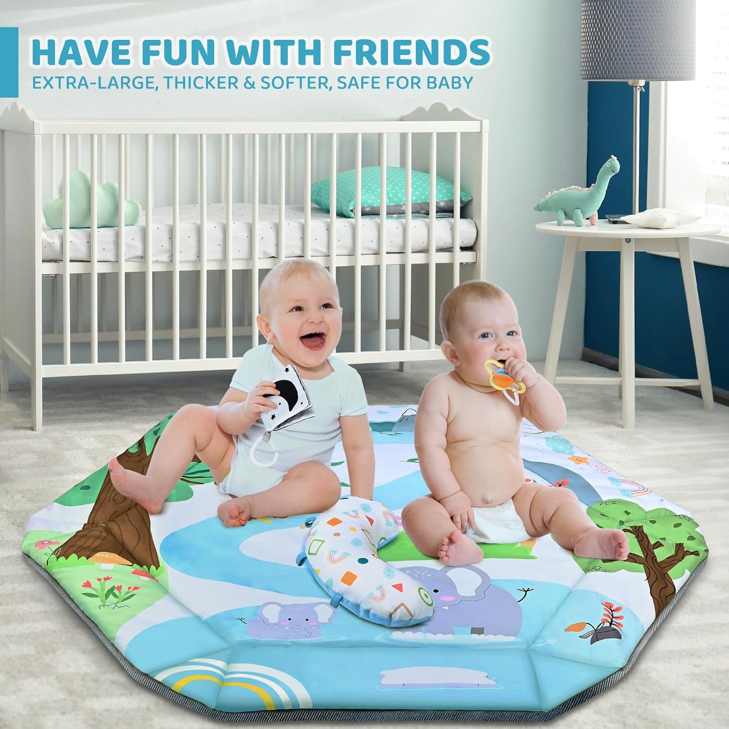 Tapis de jeu multifonction pour bébé, développement et jeu avec arches d'éveil et fosse à balles