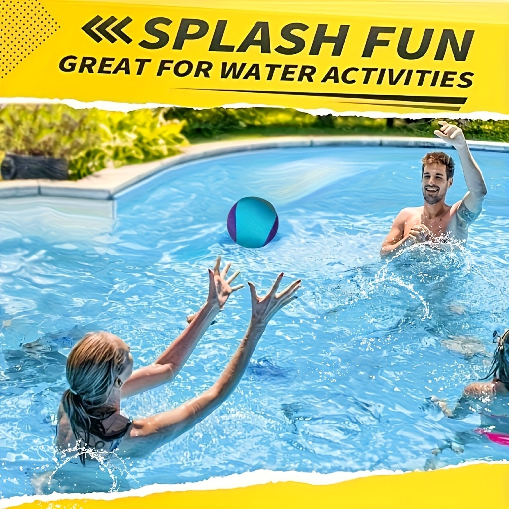 Balle ricocheuse aquatique pour piscine et plage avec design en silicone rebondissant