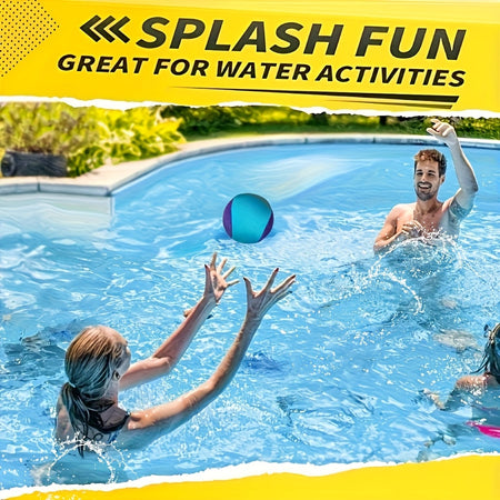 Balle ricocheuse aquatique pour piscine et plage avec design en silicone rebondissant