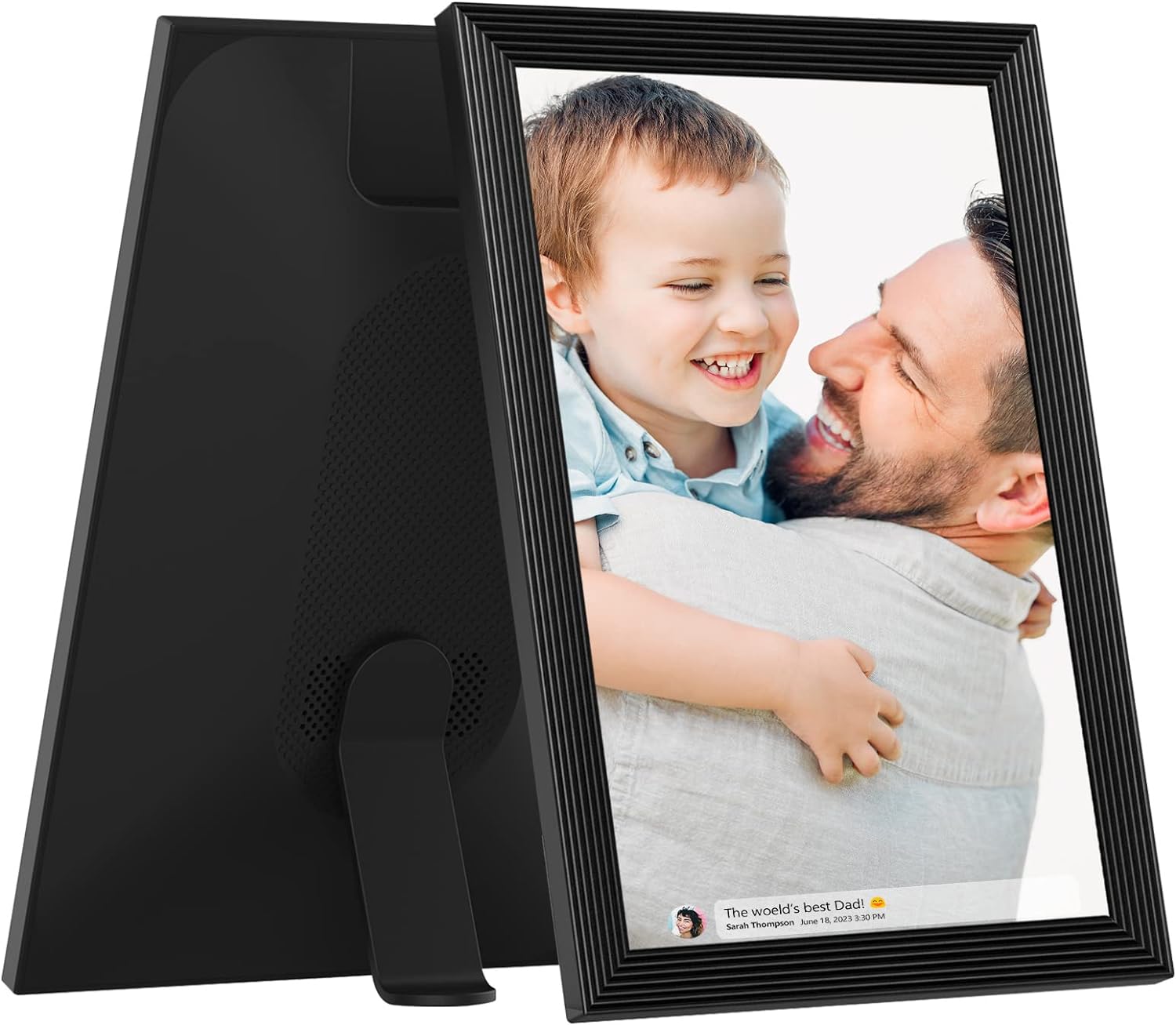 Cadre photo numérique haute résolution Cadre photo électrique de premier ordre avec lecture vidéo et fonctionnalités d'appareil photo