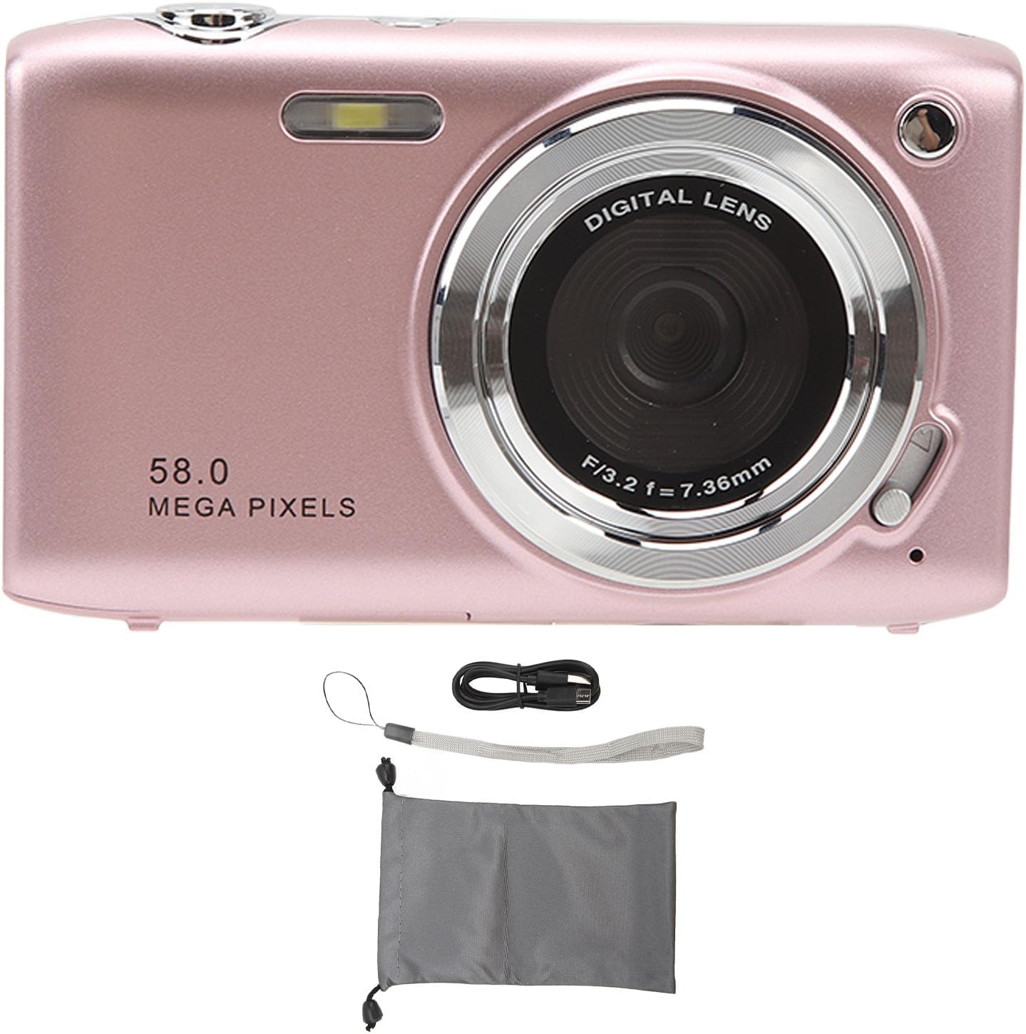 Appareil photo numérique 4K compact avec 58MP et zoom 16x – SnapView