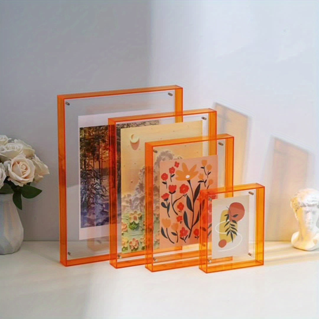 AcryliqueFrame – Cadre photo Art déco de luxe