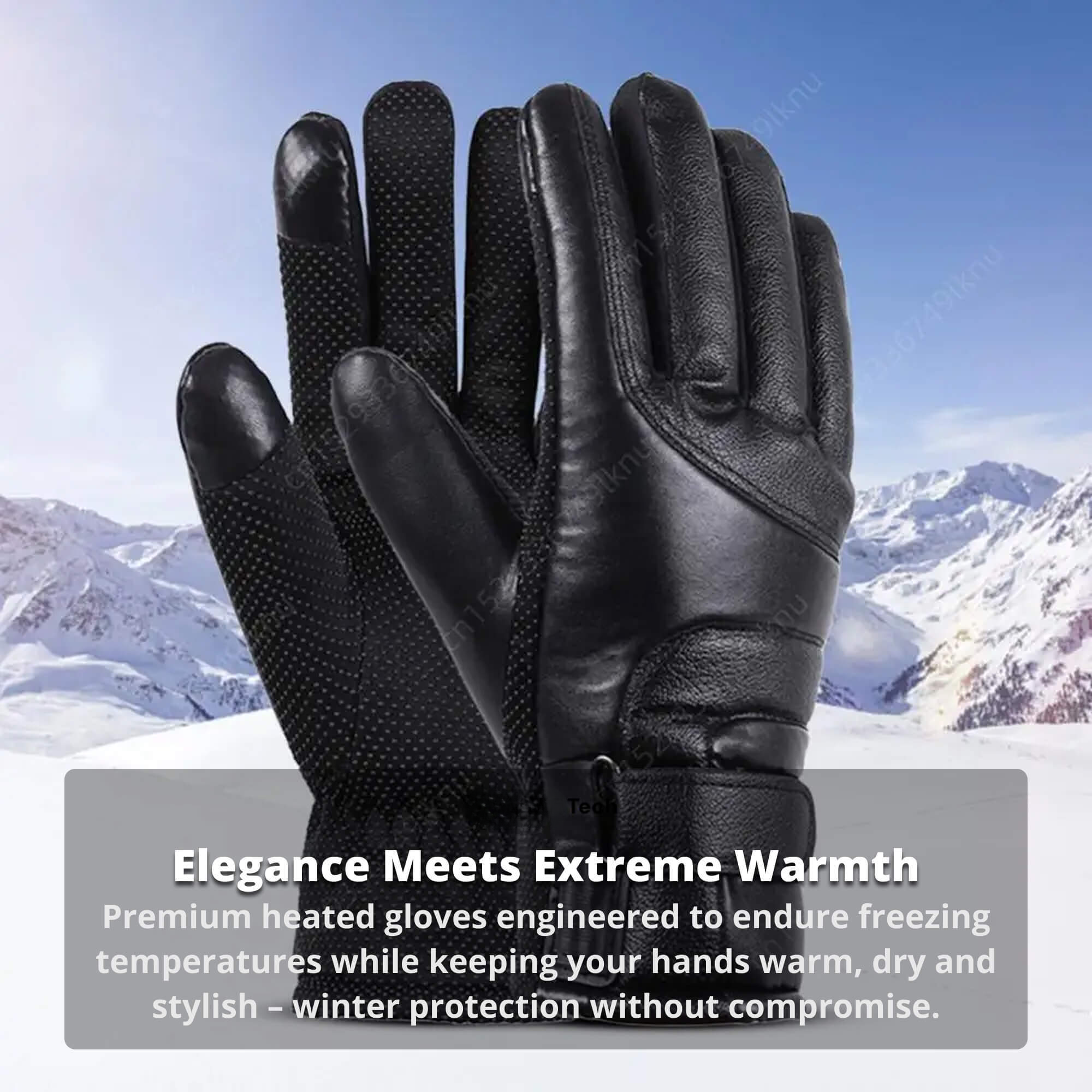 Gants chauffants pour femmes — Gants d'hiver hydrofuges thermiques avec écran tactile — Conception USB rechargeable | Sansotis