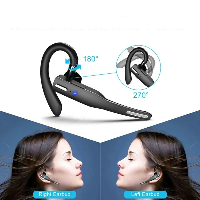 Casque d'écoute sans fil Bluetooth 5.1 pour camionneur