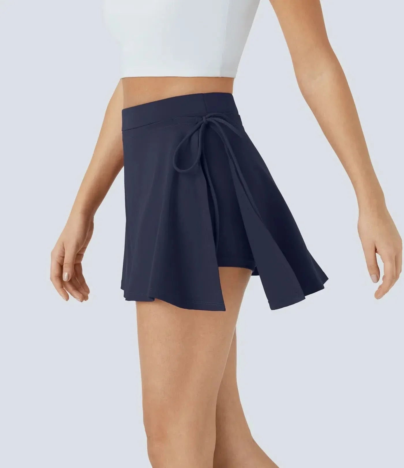 Minijupe 2-en-1 rafraîchissante pour femmes avec poches