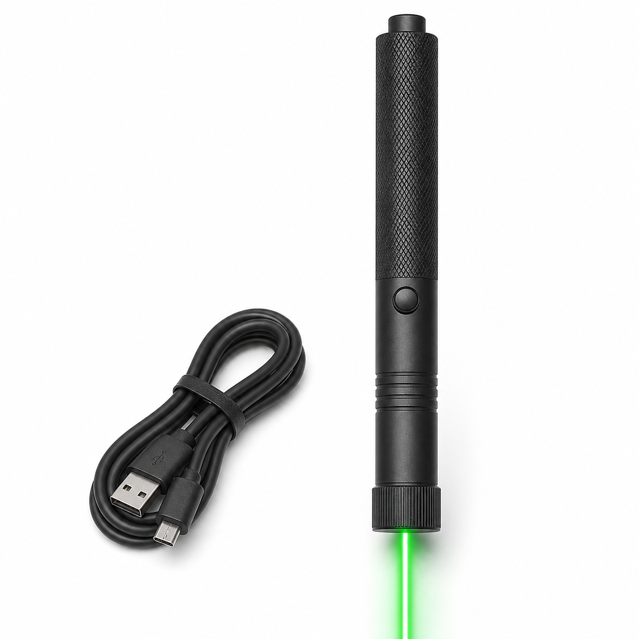 Pointeur laser puissant rechargeable | Longue portée avec mise au point réglable | Idéal pour présentations et observations
