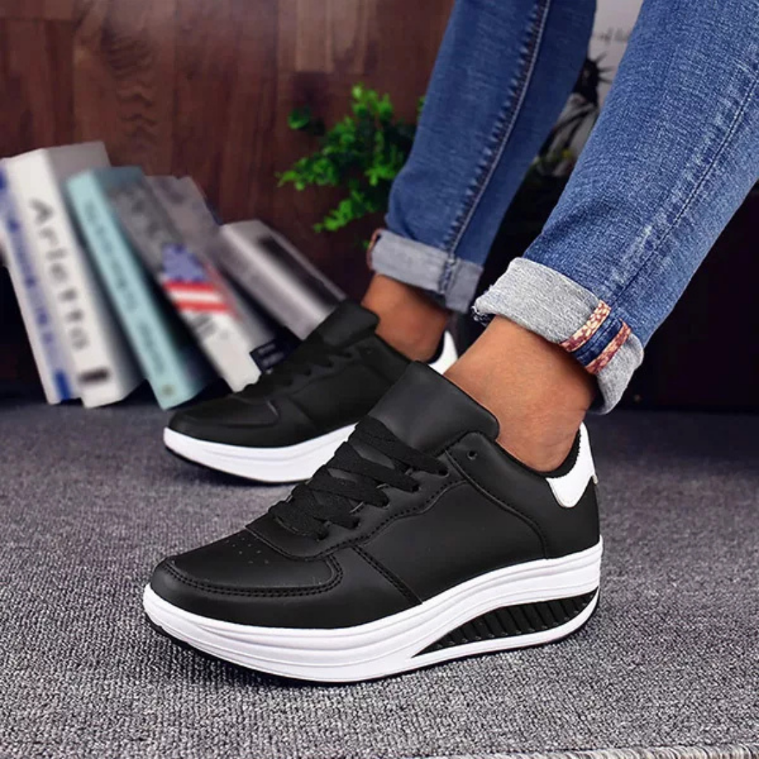 Narsago Chaussures de Sport Compensées pour Femmes | Confort Orthopédique, Marche Souple