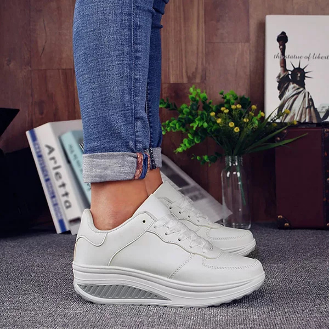 Narsago Chaussures de Sport Compensées pour Femmes | Confort Orthopédique, Marche Souple