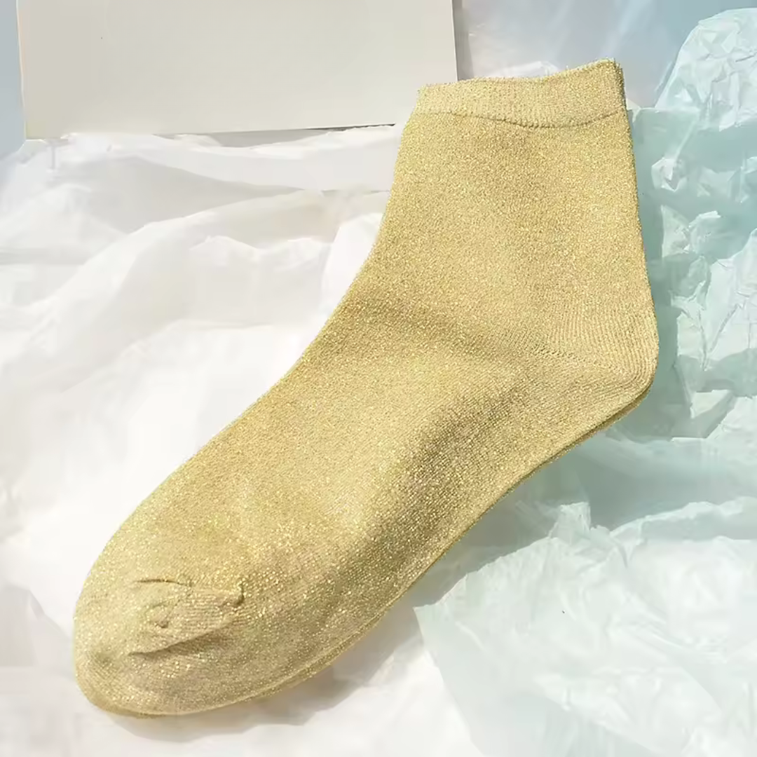 Chaussettes à Paillettes – Élégance, Confort et Style Japonais pour un Été Lumineux