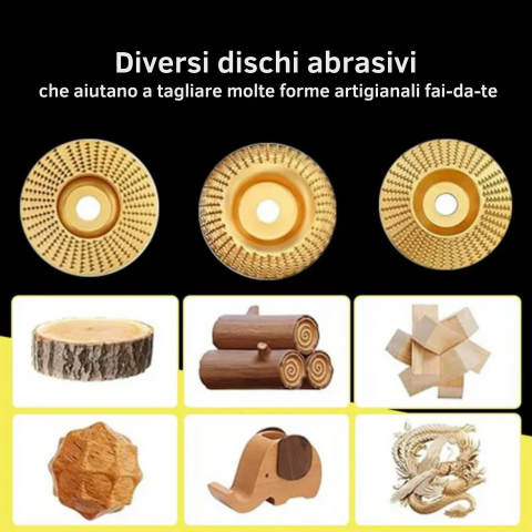 Disques pour Meuleuse d’Angle pour Bois – Couper, Façonner et Poncer (3 pièces)