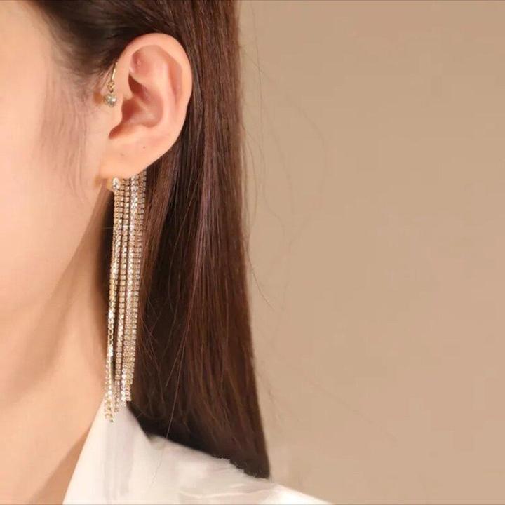 Boucles d'oreilles en zircon brillant