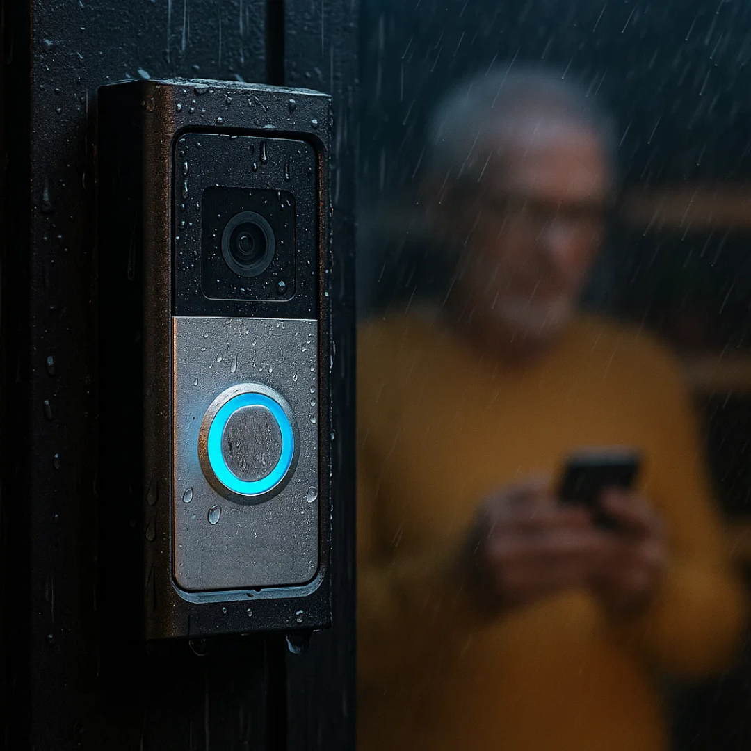 LuxGuard | Sonnette vidéo sans fil avec batterie pour une sécurité optimale