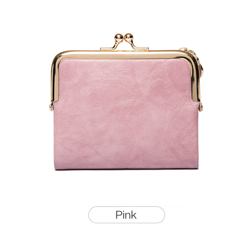 Mini portefeuille court carré pour femmes