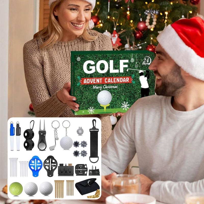 Calendrier de l'Avent Golf - Cadeau de Noël pour les golfeurs