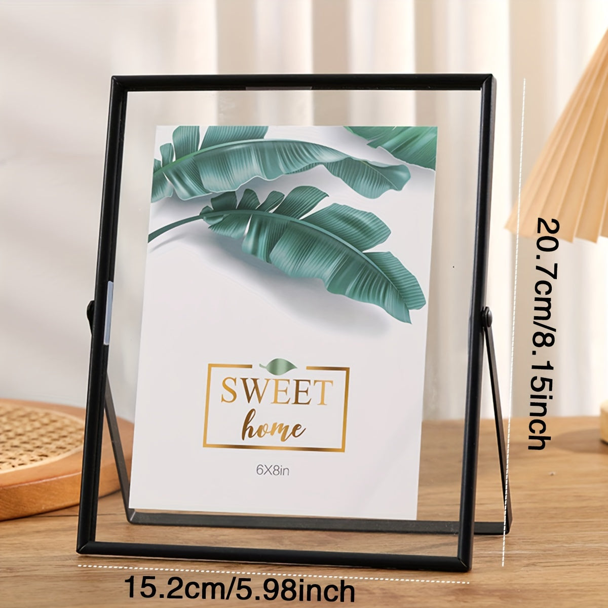 EleganceFrame – Cadre photo de luxe en métal pour la maison et le bureau | Élévateur à bol
