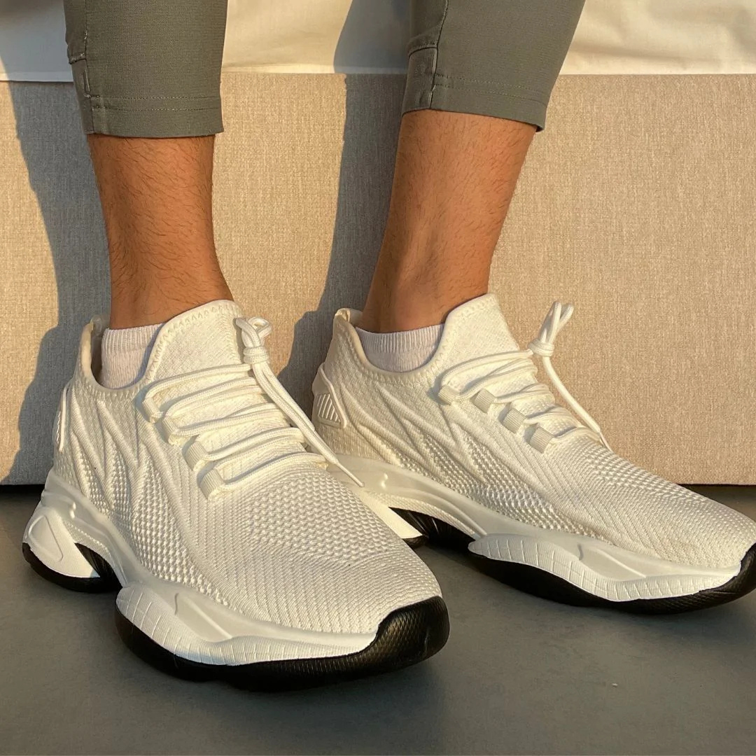 SkyBoosts – Sneakers Rehaussantes Invisibles +10CM | Confort, Style & Confiance au Quotidien