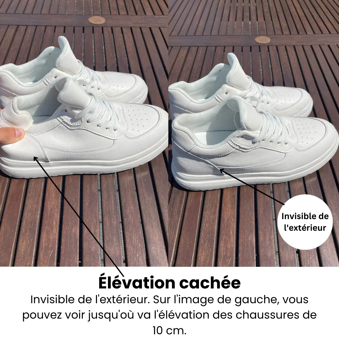 Narsago X Classics | Sneakers Rehaussantes Invisibles +10CM +Semelles Offertes