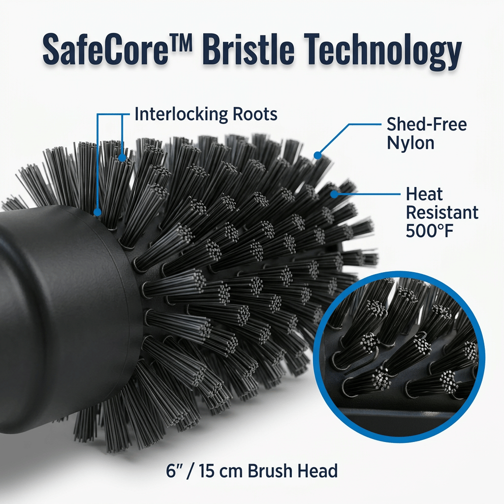 Brosse de nettoyage pour barbecue — gril propre en quelques secondes