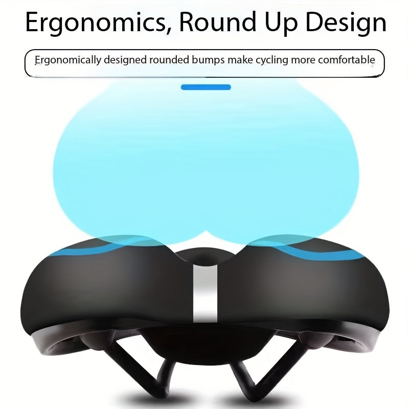 Selle de vélo confortable avec un design ergonomique et respirant