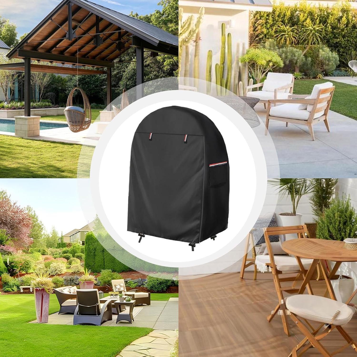 Housse de chaise oeuf imperméable avec double fermeture éclair – Solara