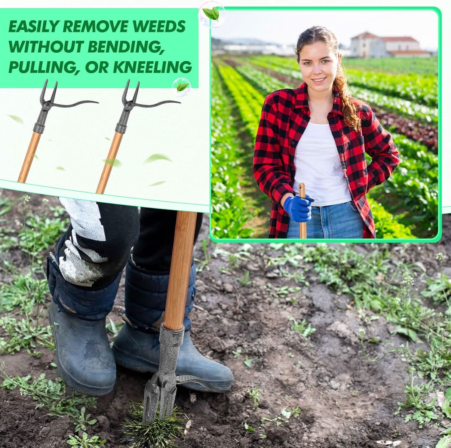 Outil de jardin robuste | Utilisation pour l'entretien extérieur