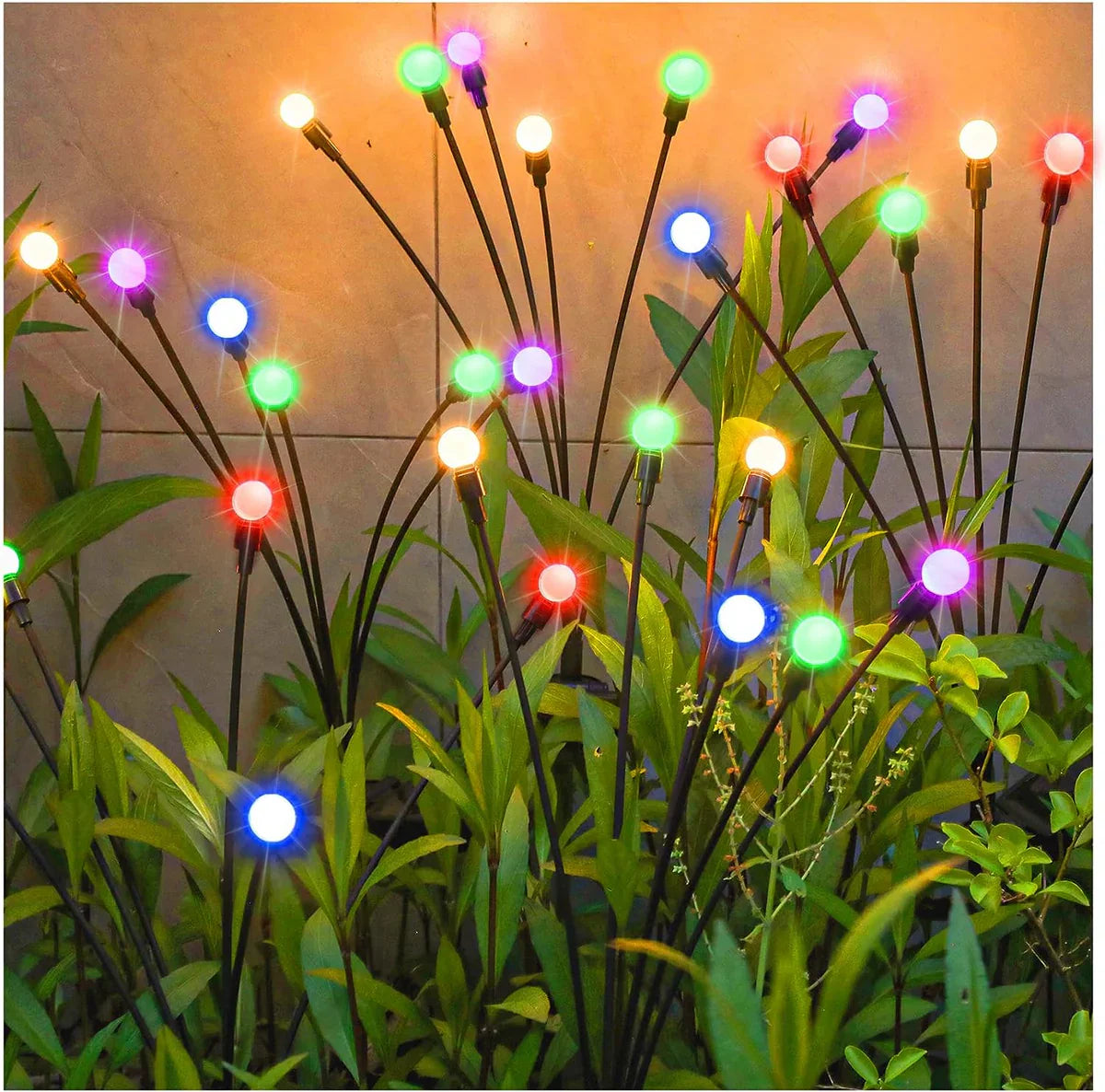 Lampes Solaires de Jardin – Éclairage Starburst Oscillant