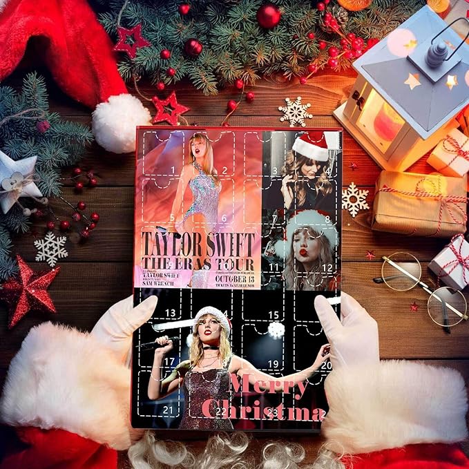 Calendrier de l'Avent pour bracelets inspirés de Taylor Swift, cadeau 24 jours 2025 – Surprise de vacances parfaite!