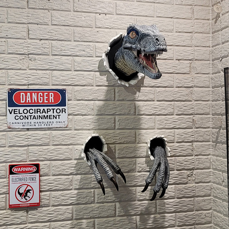 DinoBurst | Décoration murale effet vélociraptor