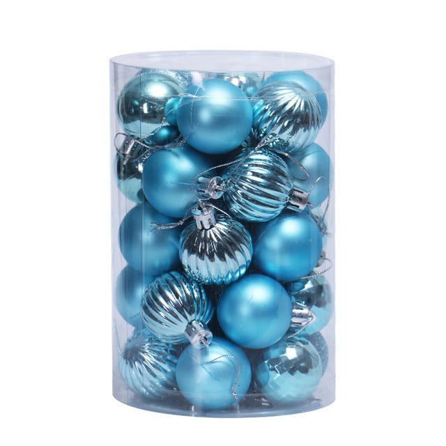 Ensemble de 34 boules de Noël 4 cm Décorations de Noël