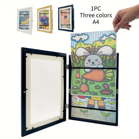 KidArtFrame – Cadre photo pour enfants de dessin animé avec cadre en bois