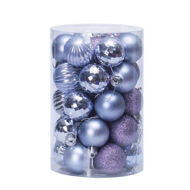 Ensemble de 34 boules de Noël 4 cm Décorations de Noël