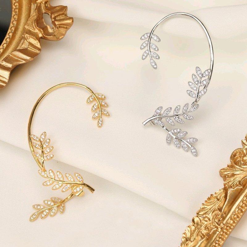 Boucles d'oreilles en zircon brillant