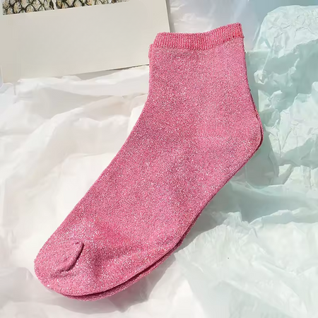 Chaussettes à Paillettes – Élégance, Confort et Style Japonais pour un Été Lumineux