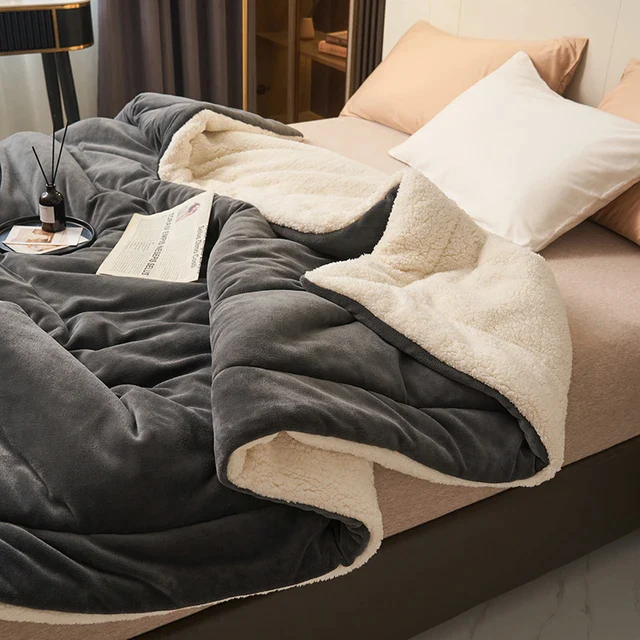 Plaid polaire flanelle chaud et moelleux